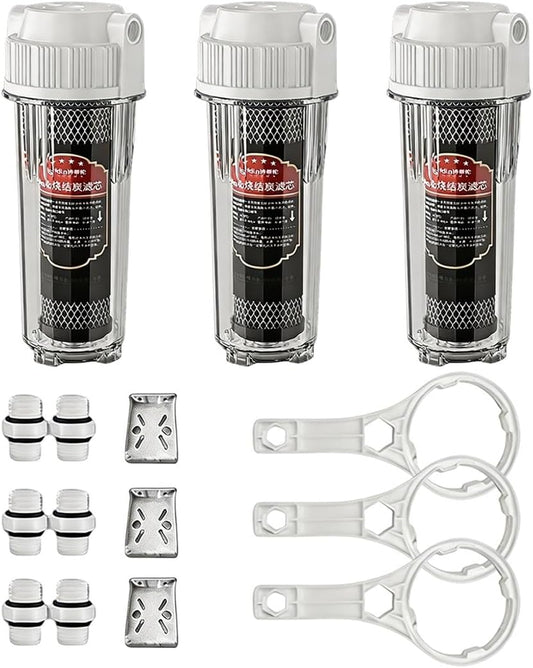 Choisissez cette robinetterie a structure renforcee en coloris gris et blanc